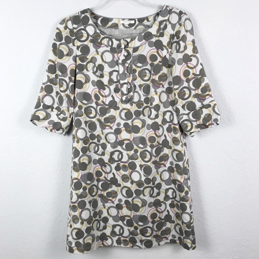 Piece Montee 3/4 Sleeve Tunic Dress